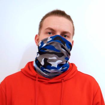 Multifunktionstuch - Hochwertige Sturmhaube als Wärm- und Schutztuch - Halstuch, Face Shield, Gesichtsmaske No.17